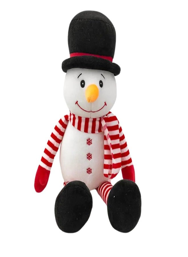 TechMax Solution لعبة رجل الثلج القطنية من TechMax Solution، هدية مثالية لعيد الميلاد - Image 1